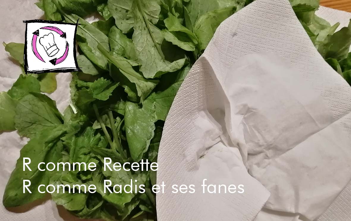 You are currently viewing R comme Recette : antigaspi, le cake aux fanes de radis !
