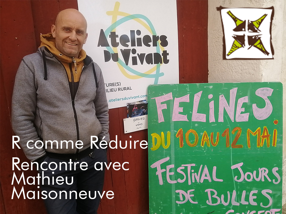 You are currently viewing R comme Réduire : événement écoresponsable, Mathieu Maisonneuve nous fait découvrir les coulisses de Jours de Bulles